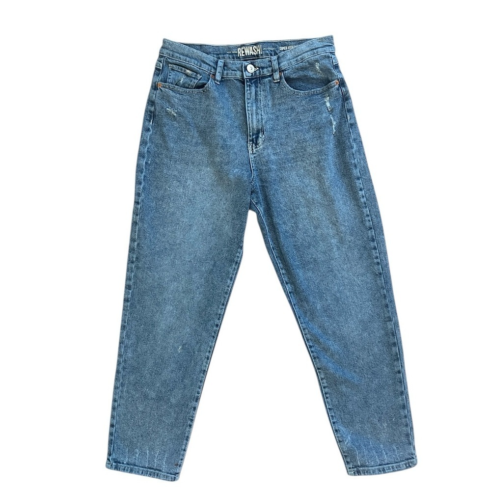 Rewash Blue Flare super high rise Jeans